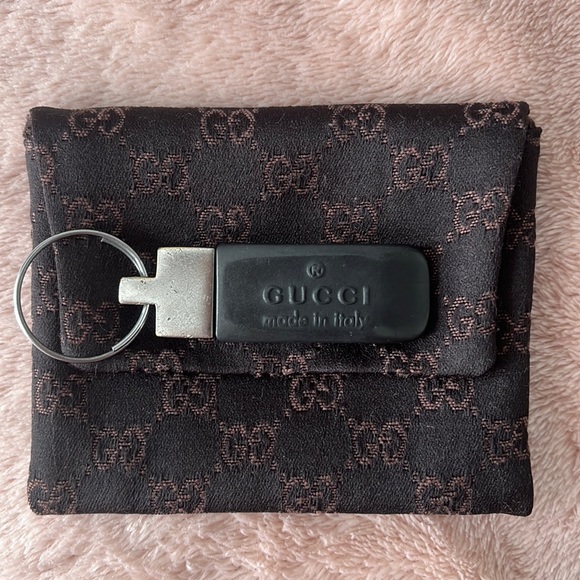 Vintage Gucci Leather Keychain - Picture 1 of 6